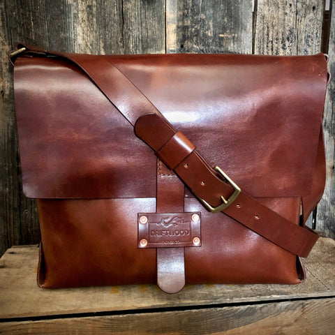 The Dulcie Crossbody Messenger Bag | Leather Crossbody Bag – Driftwood ...